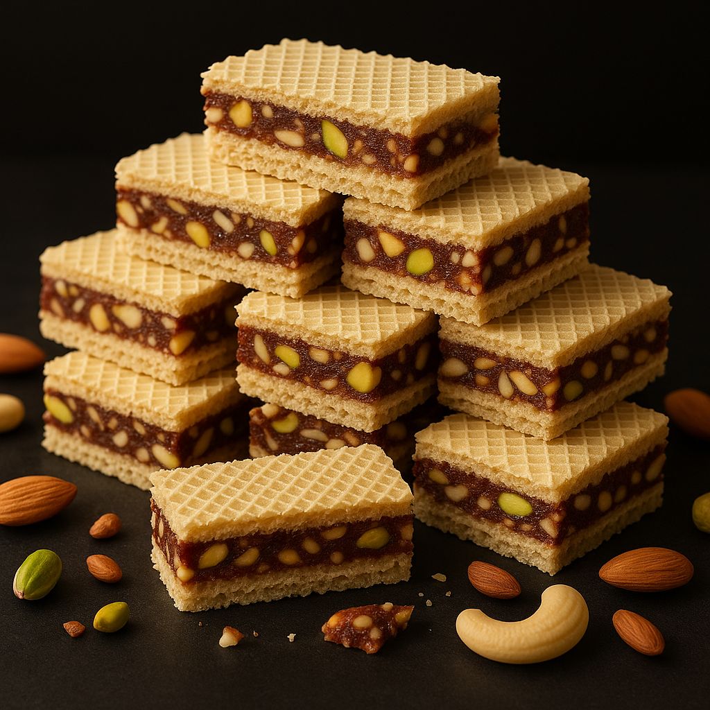 Dry fruits wafers