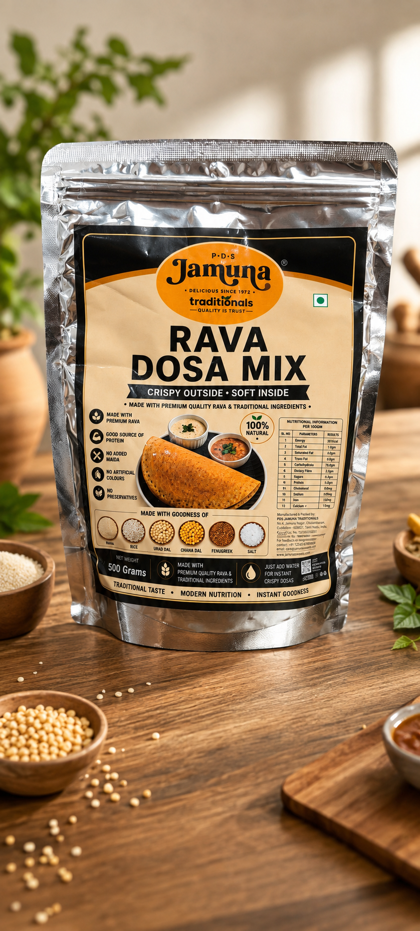 Navadhaniya Rava Dosa Mix